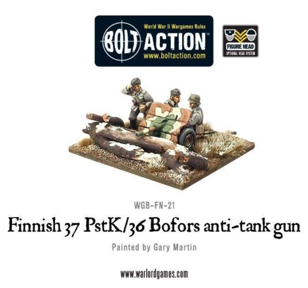 Warlord Games Bolt Action   Finnish 37 PstK/36 Bofors anti-tank gun - WGB-FN-21 - 5060200847640