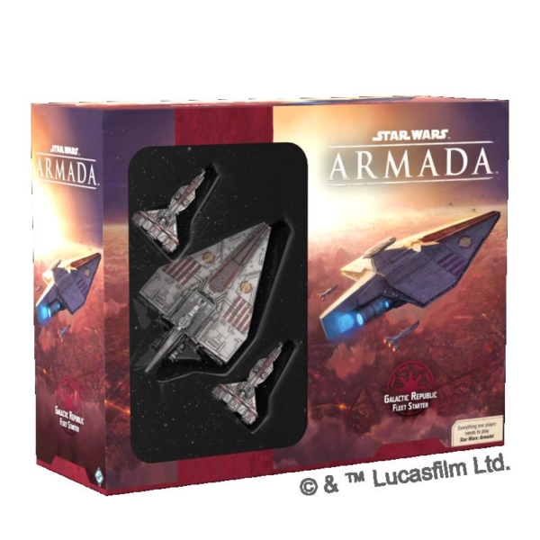 Atomic Mass Star Wars: Armada   Star Wars Armada: Galactic Republic Fleet Starter - FFGSWM34 - 841333111724