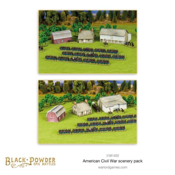 Warlord Games Black Powder Epic Battles   Black Powder Epic Battles: American Civil War Scenery Pack - 318814002 - 5060572509344