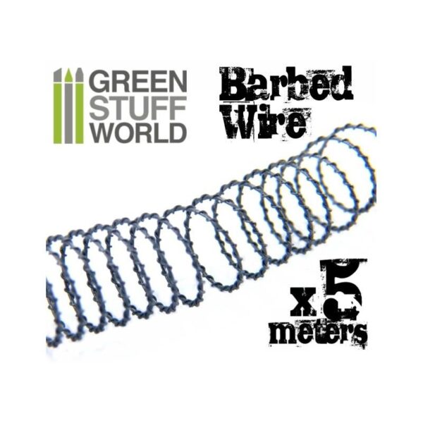 Green Stuff World    Simulated BARBED WIRE - 1/48-1/52 (30mm) - 8435646505312ES - 8435646505312