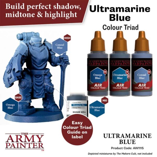 The Army Painter    Warpaint Air: Ultramarine Blue - APAW1115 - 5713799111585