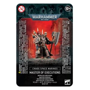 Games Workshop Warhammer 40,000   Chaos Space Marines: Master of Executions - 99070102024 - 5011921178070