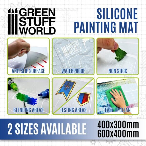 Green Stuff World    Silicone Painting Mat 400x300mm - 8435646500720ES - 8435646500720
