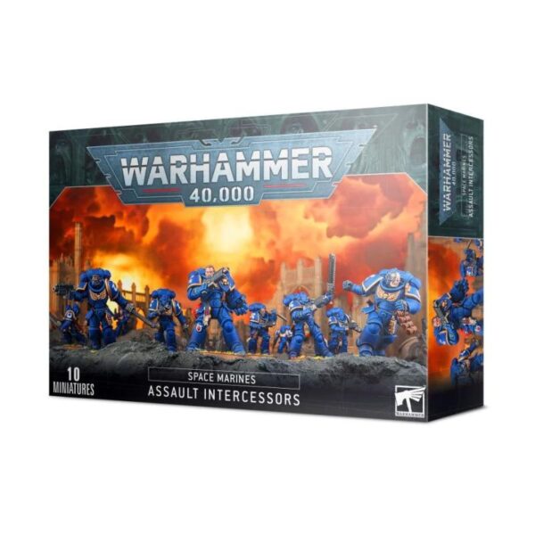 Games Workshop Warhammer 40,000   Space Marines: Assault Intercessors - 99120101283 - 5011921138623
