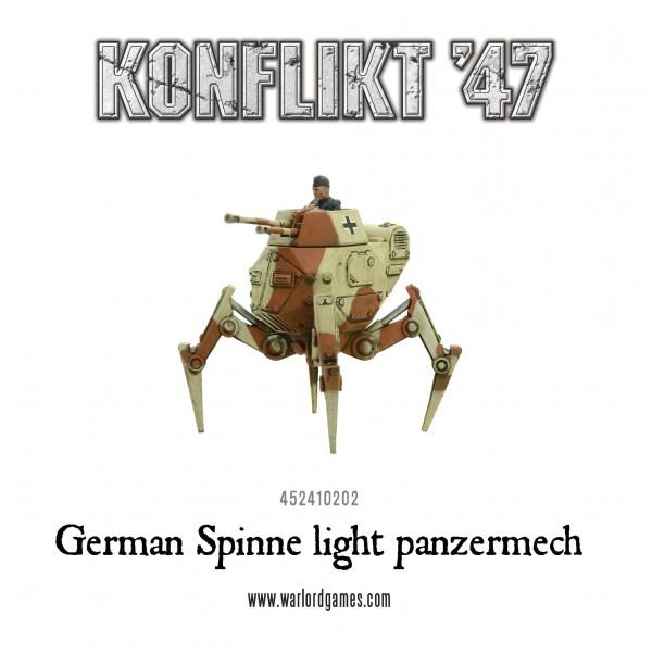 Warlord Games Konflikt '47   German Spinne Light Panzermech - 452410202 - 5060393704355