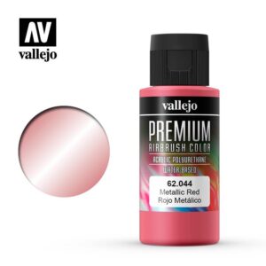 Vallejo    AV Vallejo Premium Color - 60ml - Metallic Red - VAL62044 - 8429551620444
