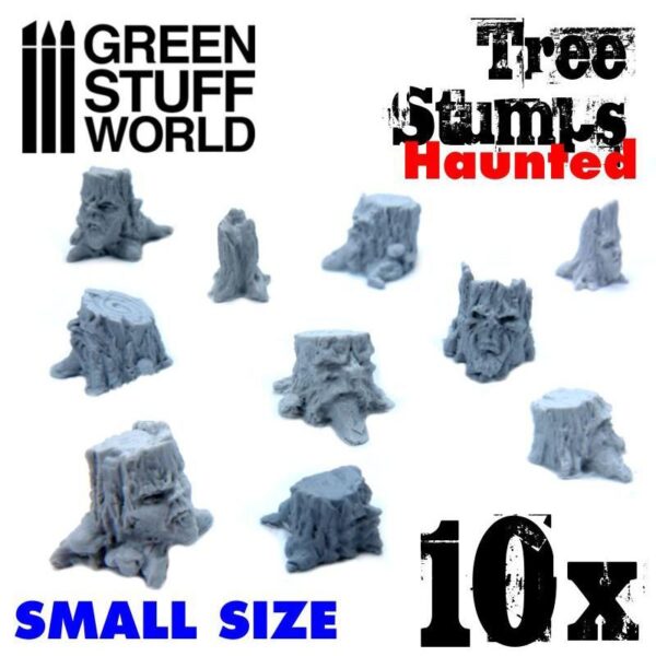 Green Stuff World    Small Haunted Tree Stumps - 8436574500455ES - 8436574500455