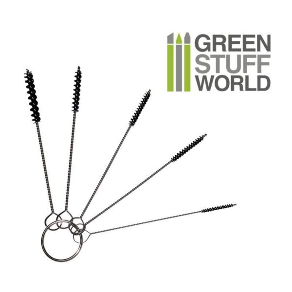 Green Stuff World    Airbrush Cleaning BRUSHES set - 8436554364091ES - 8436554364091