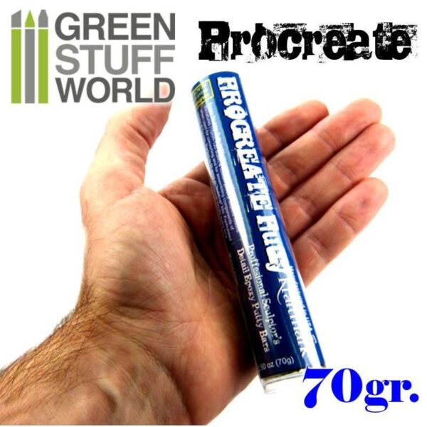 Green Stuff World    ProCreate Putty 70gr. - 8436554365227ES - 8436554365227