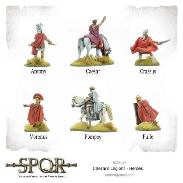 Warlord Games SPQR   SPQR: Caesar's Legions Heroes - 152211001 - 5060572504455