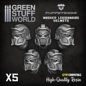 Green Stuff World    Masked Legionnaire helmets - 5904873420857ES - 5904873420857