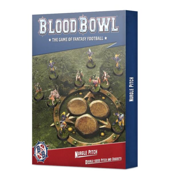 Games Workshop Blood Bowl   Blood Bowl: Nurgle Team Pitch & Dugouts - 99220901011 - 5011921173907