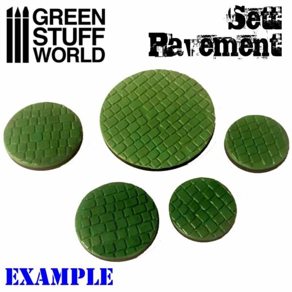 Green Stuff World    Rolling Pin SETT PAVEMENT - 8436574503531ES - 8436574503531