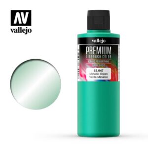 Vallejo    Vallejo Premium Color - 200ml Pearl & Metallics Green - VAL63047 - 8429551630474
