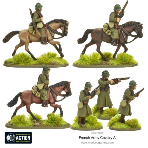 Warlord Games Bolt Action   French Army Cavalry A - 403015505 - 5060572501652