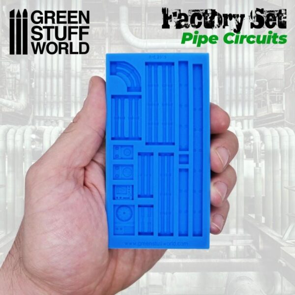 Green Stuff World    Silicone Molds - Pipe Circuits - 8436574504644ES - 8436574504644