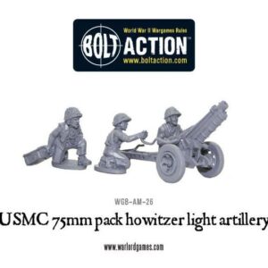 Warlord Games Bolt Action   USMC 75mm pack howitzer light artillery - WGB-AM-26 - 5060393702283