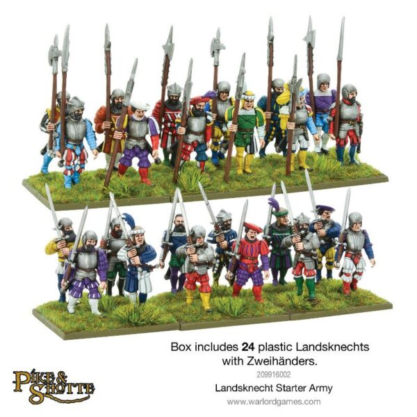 Warlord Games Pike & Shotte   Landsknecht Starter Army - 209916002 - 5060393709732
