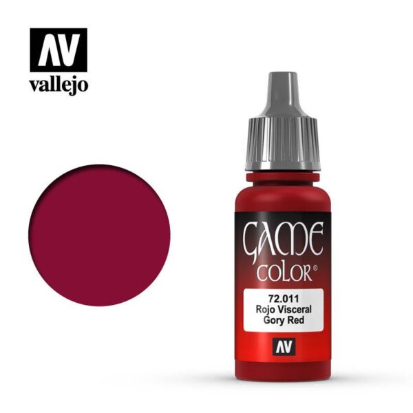 Vallejo    Game Color: Gory Red - VAL72011 - 8429551720113