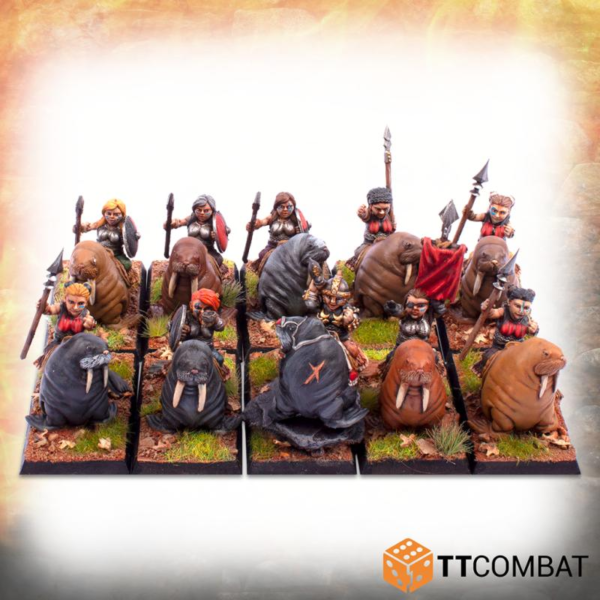 TTCombat    Shield Maiden Walrus Rider Spears - TTFHR-HSM-004 - 5060570138959