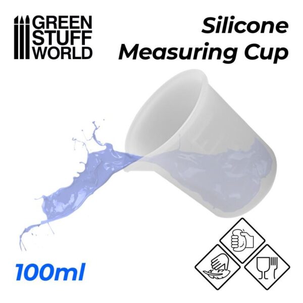 Green Stuff World    Silicone Measuring Cup 100ml - 8436574507768ES - 8436574507768