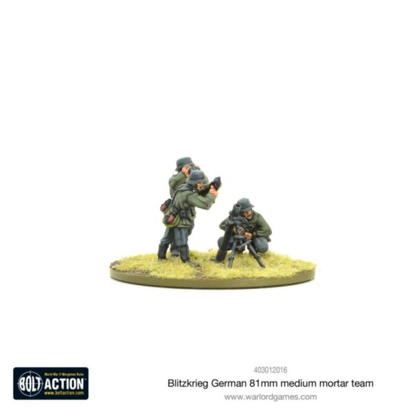 Warlord Games Bolt Action   Blitzkrieg German Medium Mortar Team (1939-42) - 403012016 - 5060572501621