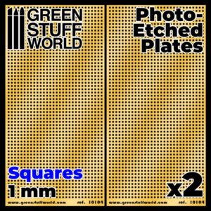 Green Stuff World    Photo-etched Plates - Large Squares - 8436574506037ES - 8436574506037