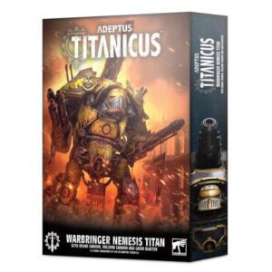 Games Workshop Adeptus Titanicus   Adeptus Titanicus: Warbringer Nemesis Titan with Quake Cannon, Volcano Cannon and Laser Blaster - 99120399016 - 5011921133147