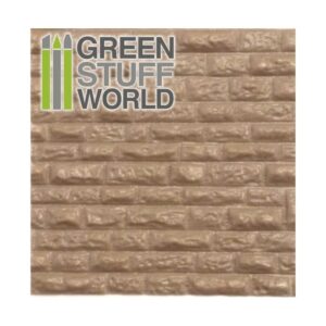 Green Stuff World    ABS Plasticard - ROUGH ROCK WALL Textured Sheet - A4 - 8436554361090ES - 8436554361090