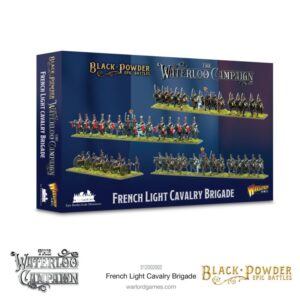 Warlord Games Black Powder Epic Battles   Black Powder Epic Battles: Waterloo - French Light Cavalry Brigade - 312002002 - 5060572509924