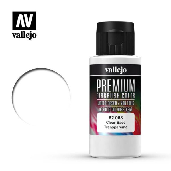 Vallejo    Premium Color 60ml: Clear Base - VAL62068 - 8429551620680
