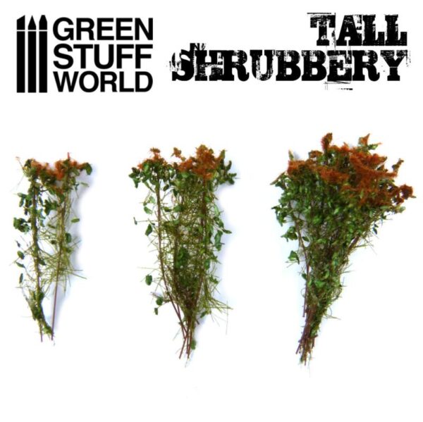 Green Stuff World    Tall Shrubbery - Brown Green - 8436574504293ES - 8436574504293