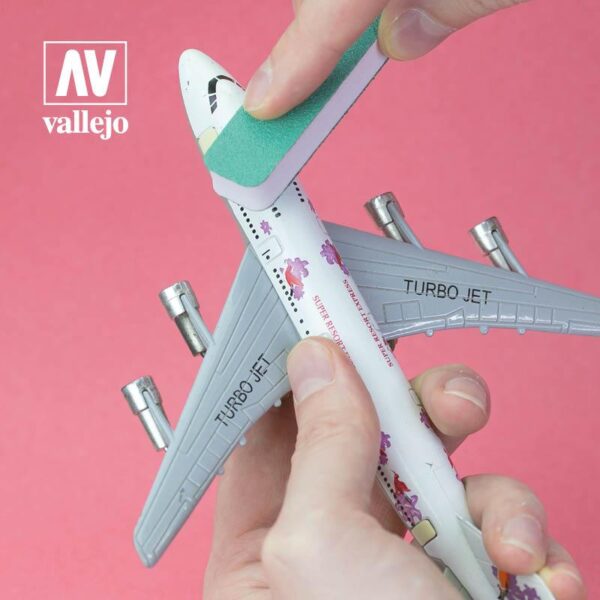 Vallejo    AV Vallejo Tools - Flexisander Dual Grit x3 (90x19x12mm) - VALT04002 - 8429551930024