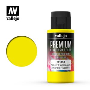 Vallejo    Premium Color 60ml: Yellow Fluorescent - VAL62031 - 8429551620314