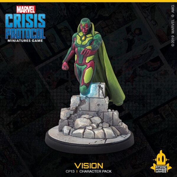 Atomic Mass Marvel Crisis Protocol   Marvel Crisis Protocol: Vision & Winter Soldier - CP13 - 841333108786