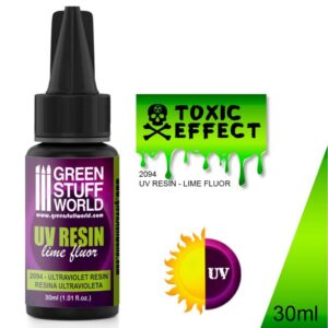 Green Stuff World    UV Resin 30ml - Lime/Toxic Effect - 8436574504538ES - 8436574504538