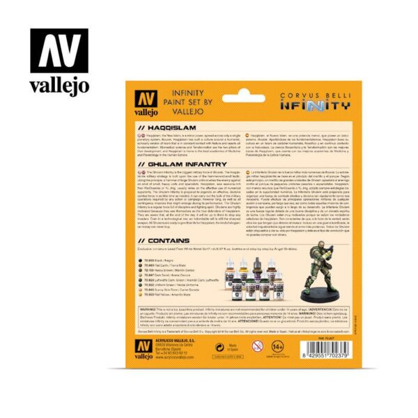 Vallejo    AV Vallejo Model Color Set - Infinity Haqqislam Exclusive - VAL70237 - 8429551702379