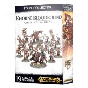 Games Workshop (Direct) Age of Sigmar   Start Collecting! Khorne Bloodbound Goreblade Warband - 99120201066 - 5011921079964