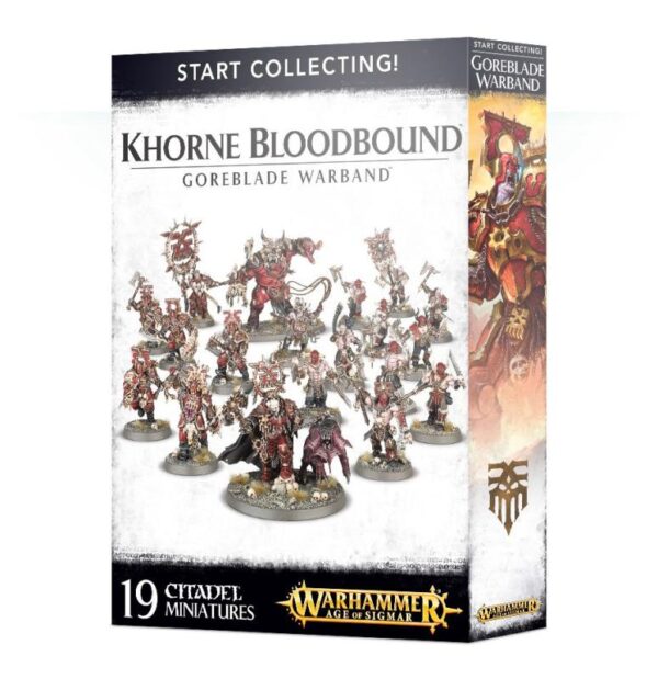 Games Workshop (Direct) Age of Sigmar   Start Collecting! Khorne Bloodbound Goreblade Warband - 99120201066 - 5011921079964