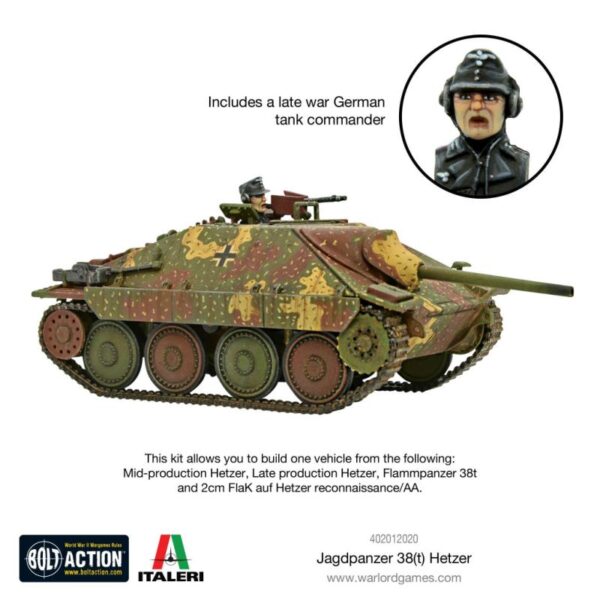 Warlord Games Bolt Action   German Hetzer Jagdpanzer 38(t) Tank Hunter - 402012020 - 5060393709268