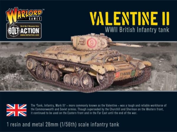 Warlord Games Bolt Action   Valentine II Cruiser Tank - WGB-BI-156 - 5060200848500