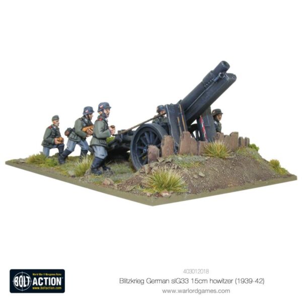 Warlord Games Bolt Action   Blitzkrieg German sIG33 15cm Howitzer (1939-42) - 403012018 - 5060572501751