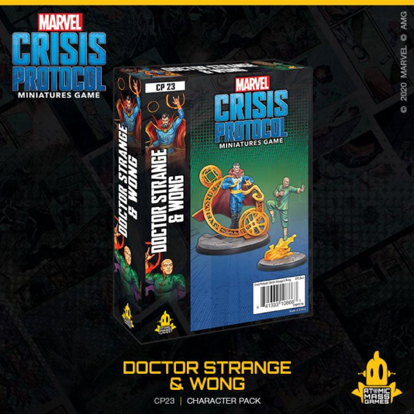 Atomic Mass Marvel Crisis Protocol   Marvel Crisis Protocol: Doctor Strange & Wong Character Pack - CP23 - 841333108663