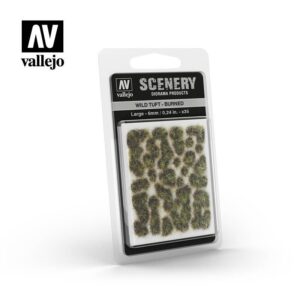 Vallejo    AV Vallejo Scenery - Wild Tuft - Burned, Large: 6mm - VALSC414 - 8429551986120