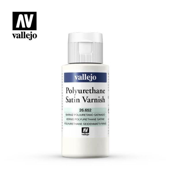 Vallejo    Vallejo Polyurethane - Varnish Satin 60ml - VAL26652 - 8429551266529