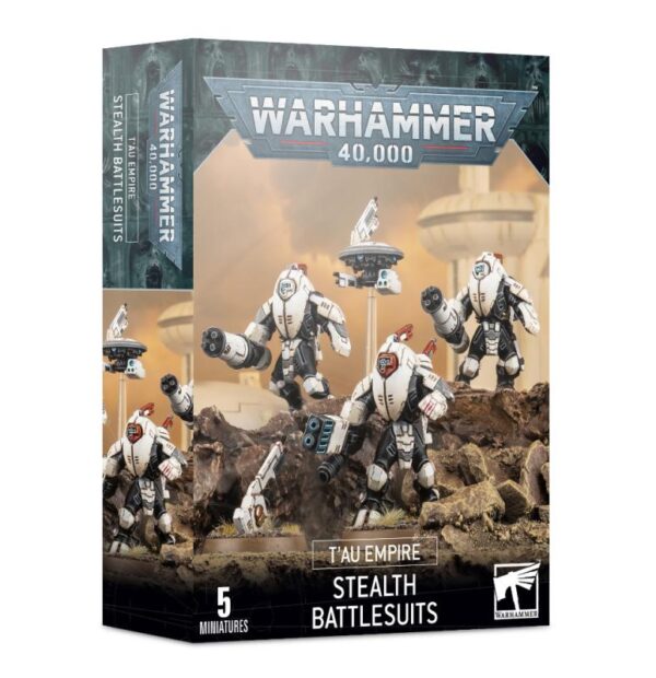 Games Workshop Warhammer 40,000   T'au XV25 Stealth Battlesuits - 99120113081 - 5011921170029