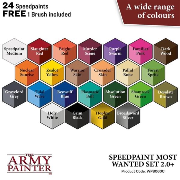 The Army Painter    Speedpaint Most Wanted Set 2.0 - APWP8060 - 5713799806009