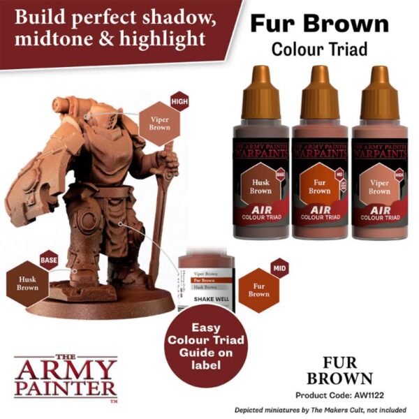 The Army Painter    Warpaint Air: Fur Brown - APAW1122 - 5713799112285