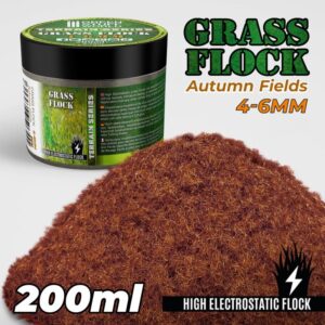 Green Stuff World    Static Grass Flock 4-6mm - AUTUMN FIELDS - 200 ml - 8435646506555ES - 8435646506555