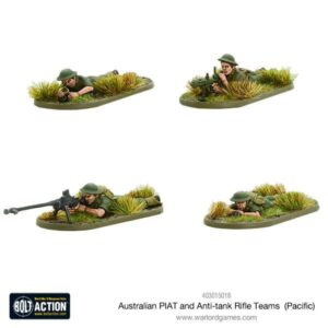 Warlord Games Bolt Action   Australian PIAT and Anti-tank Rifle Teams (Pacific) - 403015018 - 5060393707424